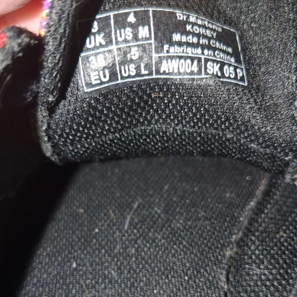 Dr Martens Korey Floral Canvas Shoe Size 5L 4M Unisex - Picture 15 of 15